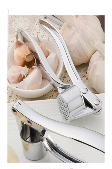 Askıcı Paslanmaz Çelik Lüks Sarımsak Ezici YAKUT - 4