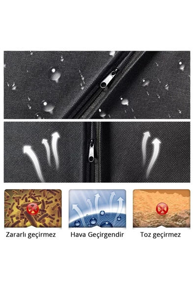 Askıcı Takım Elbise Kılıfı 5 Adet - 3