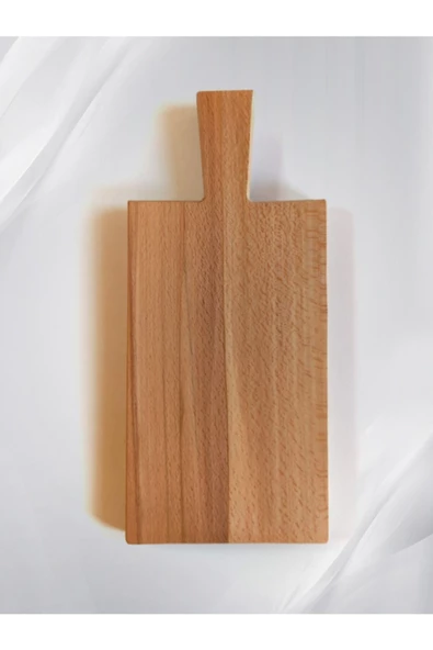Askıcı Doğal Ahşap Et-ekmek-meyve-sebze Kesme Tahtası 17*37*1,8