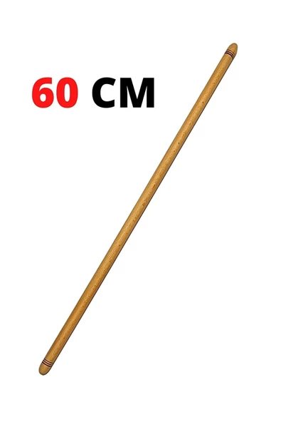 Askıcı Lüks 60 Cm Ahşap Oklava-hamur Açma-Merdane Doğal Verniksiz - 3