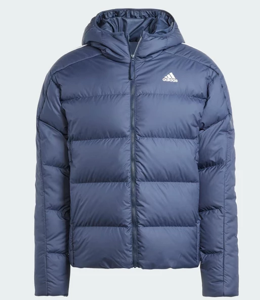 adidas Essentials Midweight Down Hooded Erkek Mont IK3213 - 3