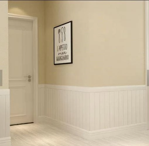 Renkli Duvarlar 3D Lambiri Tahta Model 70x500cm Kendinden Yapışkanlı Duvar Kağıdı Esnek Köpük Panel NW43 70X500CM - 3