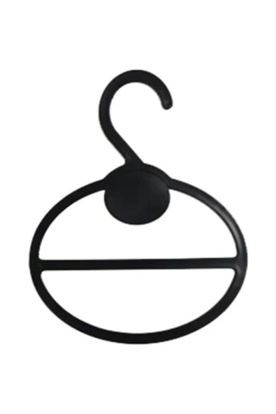 Askıcı Şal Askısı Eşarp Askısı 50 Adet Siyah