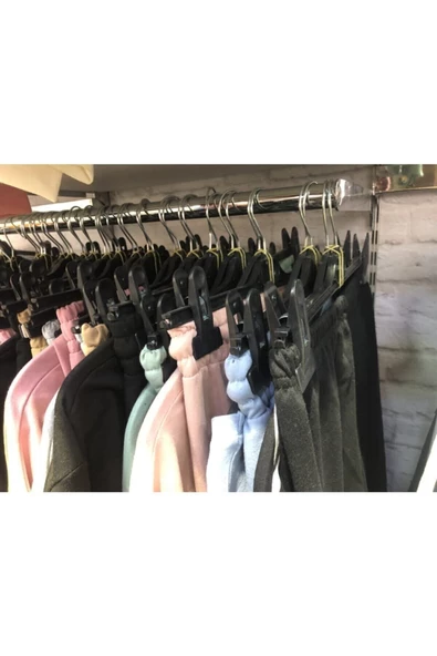 Askıcı Mandallı Askı Etek Pantolon Düzenleyici 10 Adet - 3
