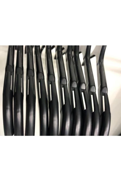 Askıcı 5 Adet Plastik Elbise Askısı Çentikli Döner Başlıklı Kıyafet Askı 42 Cm - 3