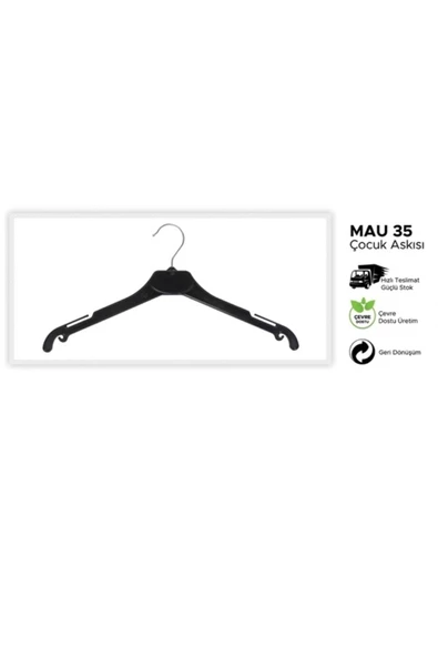 UZMAN GRUP RAF SİSTEMLERİ Zafer Askı-gömlek,bluz Askısı-(20'Lİ PAKET)-mau35 - 2