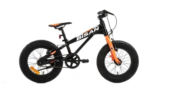 BİSAN LIMIT ERKEK ÇOCUK BİSİKLETİ 23CM V 16 JANT SİYAH TURUNCU ürün görseli