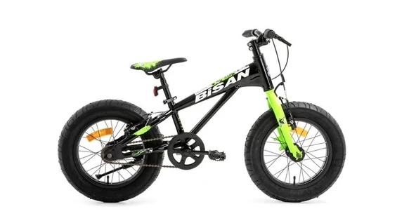 BİSAN LIMIT ERKEK ÇOCUK BİSİKLETİ 23CM V 16 JANT SİYAH YEŞİL ürün görseli