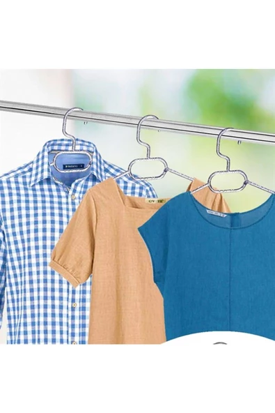 Askıcı Kristal Askı Şeffaf Büyük Boy Elbise Askısı 36 Adet - 3