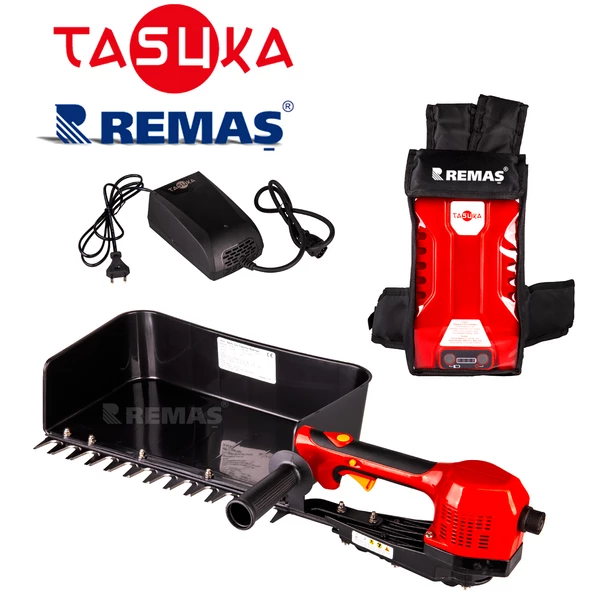 Tasuka TS-35TP Akülü Şarjlı Sepetli Çay Toplama Makinası