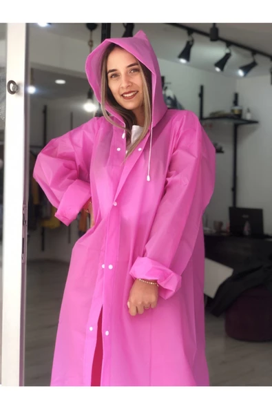 Betül Dedemoğlu Uzun Unisex Yağmurluk - 2