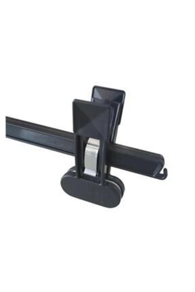 Askıcı 5 Adet Plastik Mandallı Yetişkin Elbise Askısı Döner Başlıklı Kıyafet Askı 38 Cm - 4