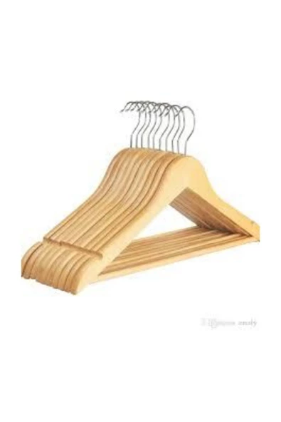 Dekor Ahşap Dolap Içi Elbise Askısı 12 Adet Fma04863 - Resim 4