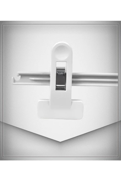 KAME STORE Sedef Askı 38 Cm Et Serisi Siyah Mandallı Pantolon Etek Şort Giyim Askısı 15 Adet - Resim 4