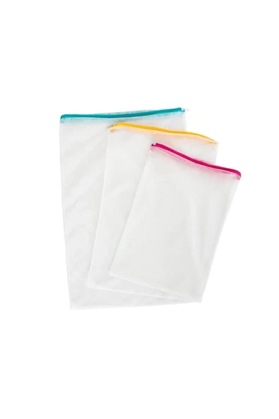 Askıcı Fermuarlı Çamaşır Filesi (3 'lü Set) DCB - 4