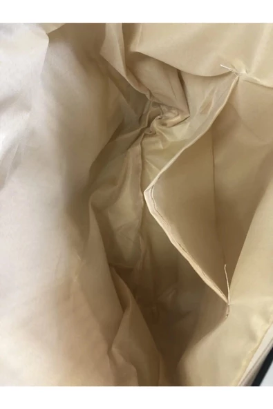 Askıcı Beyaz Omuz Kol Plaj Çantası ve Yeşil Peştamal Plaj Havlusu 100x180  cm - 3