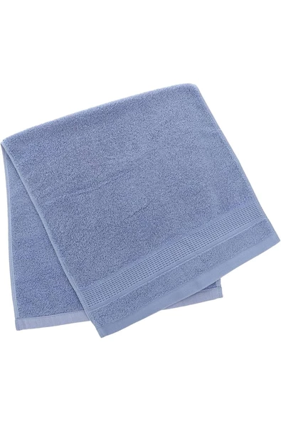 Askıcı Mavi Banyo Havlusu | 70x140 Boyutlarında %100 Pamuk Havlu - 3