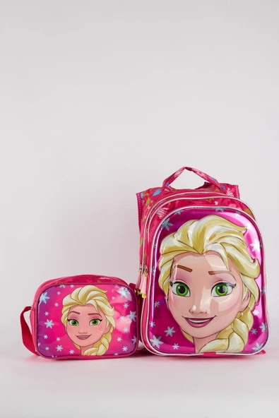 White Bag Frozen Ortopedik Ilkokul Çantası + Beslenme Çantası - 4