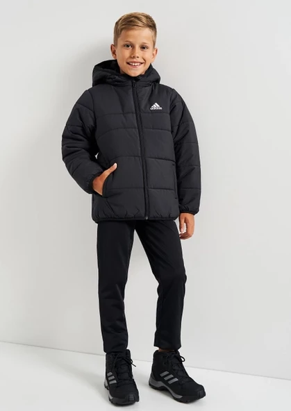 adidas Unisex Ceket  JK Pad Jkt Çocuk Mont IL6073 - Resim 3