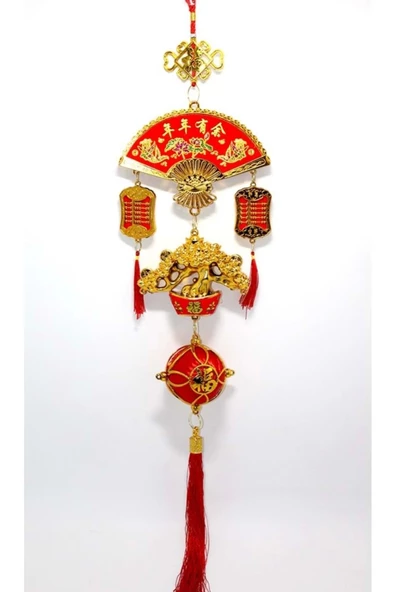 Feng Shui Ejderha Yılı Abajur Budha Buda Sokak Süsü Çin Feneri Japon Feneri Tak Koruyucu Hayat Ağacı - Resim 2