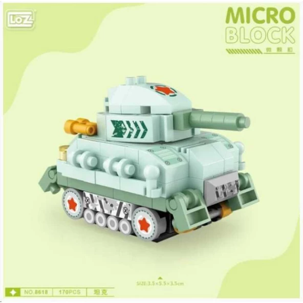 Loz 8618 Micro Block Bag Tank