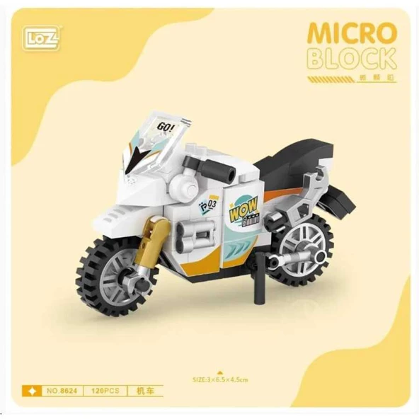 Loz 8624 Micro Block Bag Motorbike