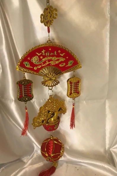 Feng Shui Ejderha Yılı Abajur Budha Buda Sokak Süsü Çin Feneri Japon Feneri Tak Koruyucu Hayat Ağacı - Resim 5