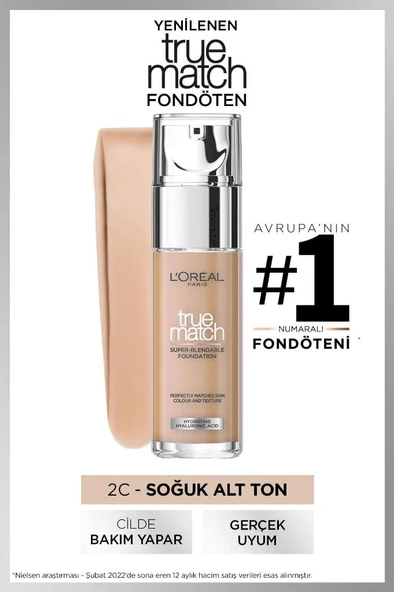 Loreal Paris True Match Fondöten 2R2c2k Vanılle Rose