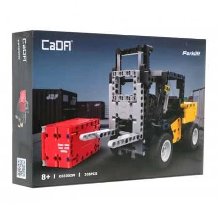 CaDA Model Forklift Truck 388 Pieces (Unassembled Brick Build Kit) - C65002W