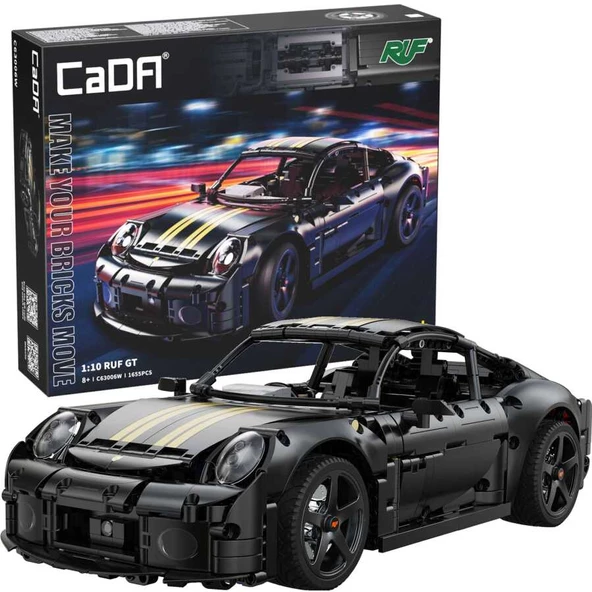 CaDA RUF GT 110 Brick Model Age 8+ 1655pcs 63006W