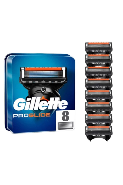 Gillette  Fusion Proglide Yedek Tıraş Bıçağı 8'li