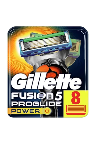 Gillette  Fusion Proglide Power 8'li Yedek Tıraş Bıçağı