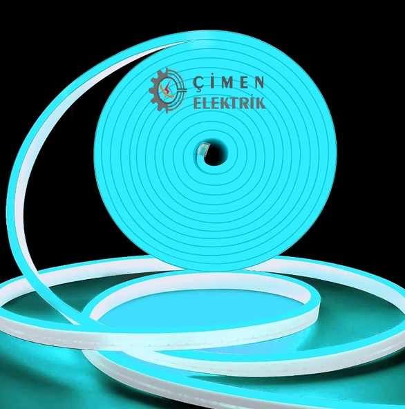 5 Metre Noas YL42 1220 Buz Mavi 12V Işık Dış Mekan Neon Led