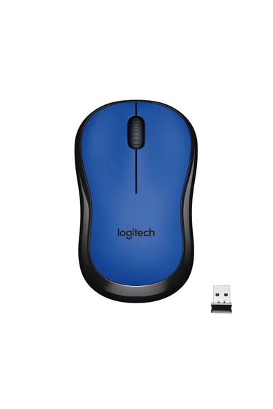 logitech  Home M220 Sessiz Kompakt Kablosuz Mouse - Mavi Colors 971895