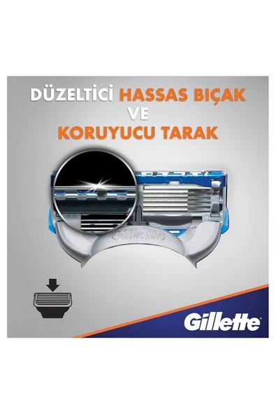 Gillette  Fusion Proglide Power 8'li Yedek Tıraş Bıçağı - 7