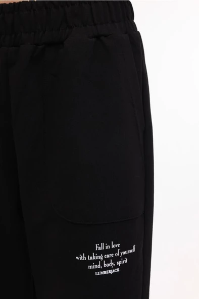 Lumberjack WL ANNA 22CT1170 4PR 101783943 Kadın Eşofman Altı Siyah XS-XL - 4