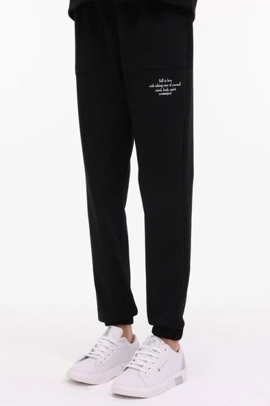 Lumberjack WL ANNA 22CT1170 4PR 101783943 Kadın Eşofman Altı Siyah XS-XL - 2