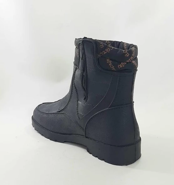 Çağrı Yaldır İçi Kürklü Fermuarlı Su Geçirmez Kar Botu Plastik - 5