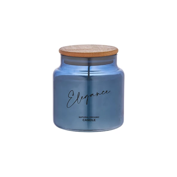 Selka Home - Pearl Cam Tasarım Kokulu Turuncu Candle Mum - 4