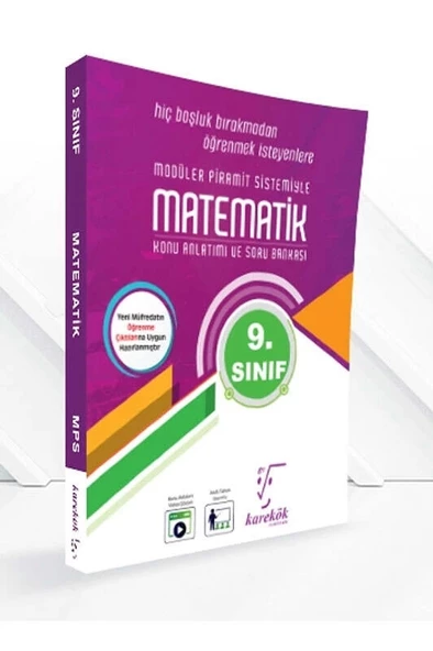 Karekök Yayınları 9.Sınıf Matematik Mps Konu Anlatımlı Soru Bankası Yeni