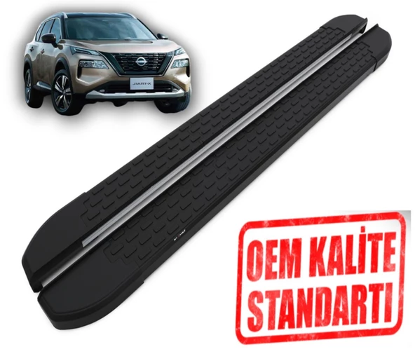 X-TRAİL 2022 2023 2024 2025 ARACA ÖZEL NEVADA SİYAH YAN BASAMAK ürün görseli 1