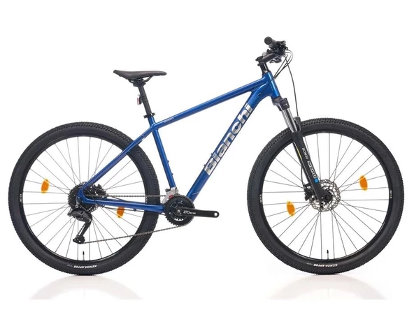BIANCHI MAGMA 27S CUES ERKEK DAĞ BİSİKLETİ 480H HD 27.5 JANT 18 VİTES BLUE VELVET SILVER GLOSS