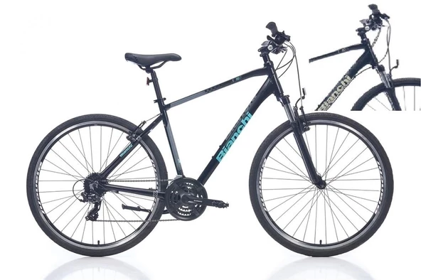 BIANCHI T0017FS ERKEK ŞEHİR BİSİKLETİ 510H V 28 JANT 24 VİTES BLACK BEİGE YS728