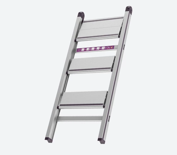 Gazzella SM UPM 243 Alüminyum 3 Basamaklı Merdiven - 3