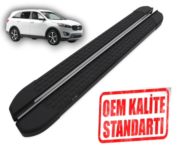 SORENTO 2014 2015 2016 2017 2018 2019 2020 ARACA ÖZEL NEVADA SİYAH YAN BASAMAK ürün görseli 1