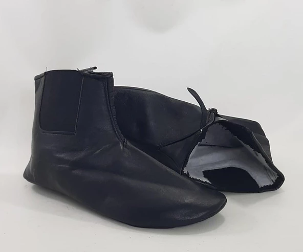 Mest Hakiki Koyun Derisi İçi Miflonlu Bilek Lastikli Fermuarlı Mest - 4