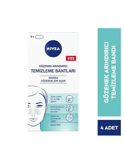 NİVEA TEMİZLEME BANDI & T-BÖLGESİ SİYAH NOKTA TEMİZLEYİCİ BANTLAR