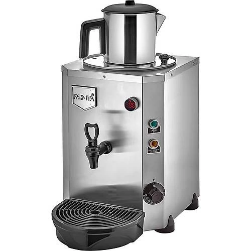 Remta Tek Demlikli 9 Lt Jumbo Çay Makinesi inox DE14-Gri