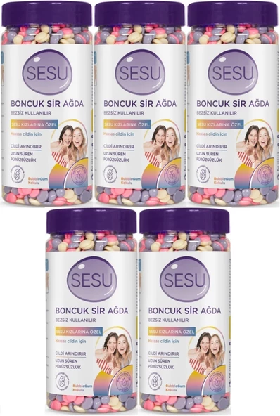Sesu Boncuk Sir Ağda İlk Adım 250GR Hassas (5 Li Set) - 2