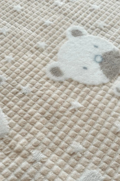 Bebitof Ayıcık Desenli Bebek Battaniyesi - 3